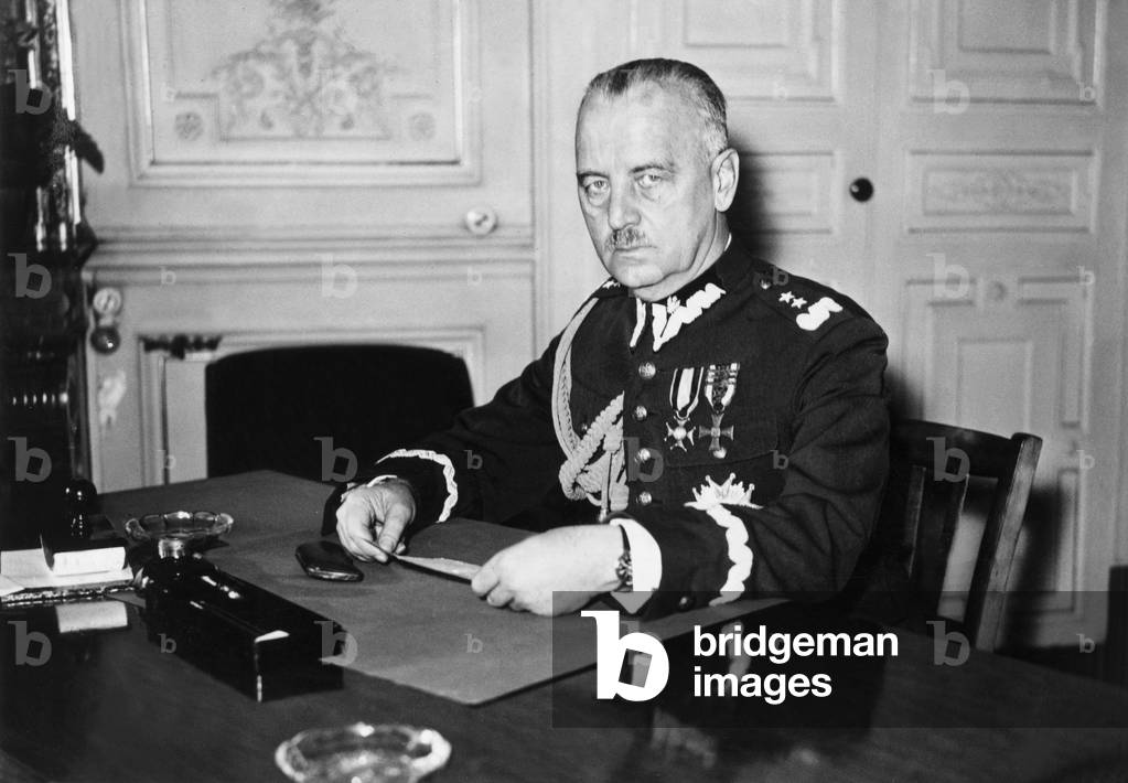 General Wladyslaw Eugeniusz Sikorski (1881-1943) polish oficer and politician