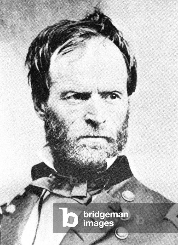 William Tecumseh Sherman (1820-1891) american general during American Civil war (1861-65) here c. 1865