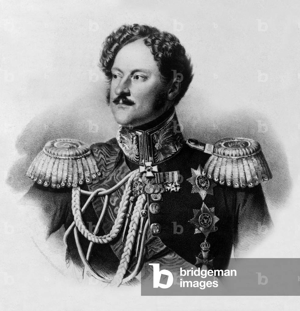 Count Czernicheff, russian minister of war, engraving