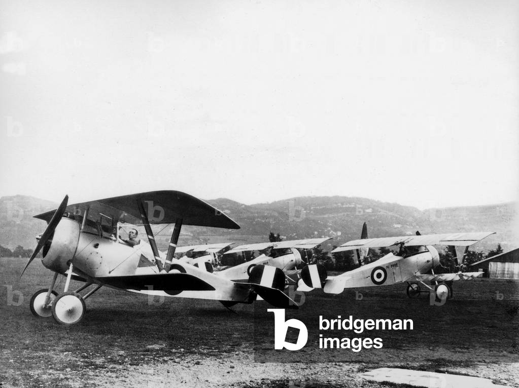 Biplane Nieuport N17, French plane, used from march 1916