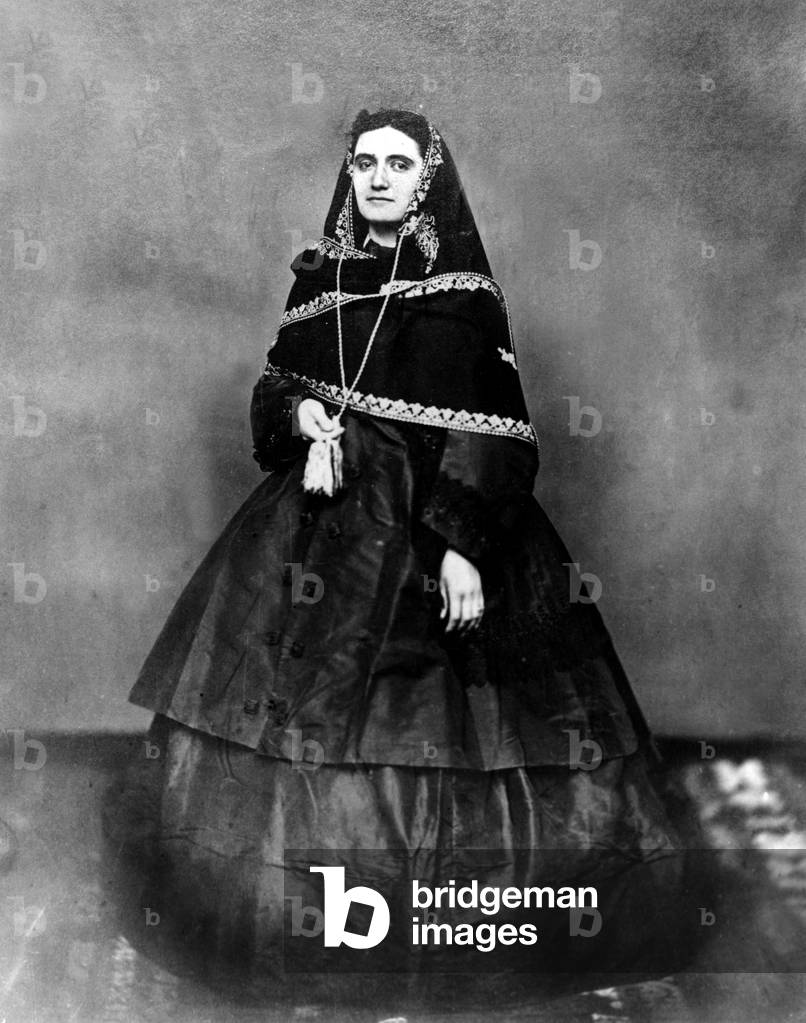 countess del Barrio , lady-in-waiting of emperess Charlotte of Belgium (wife ofMaximilien emperor of Mexico), c.mid 1860's