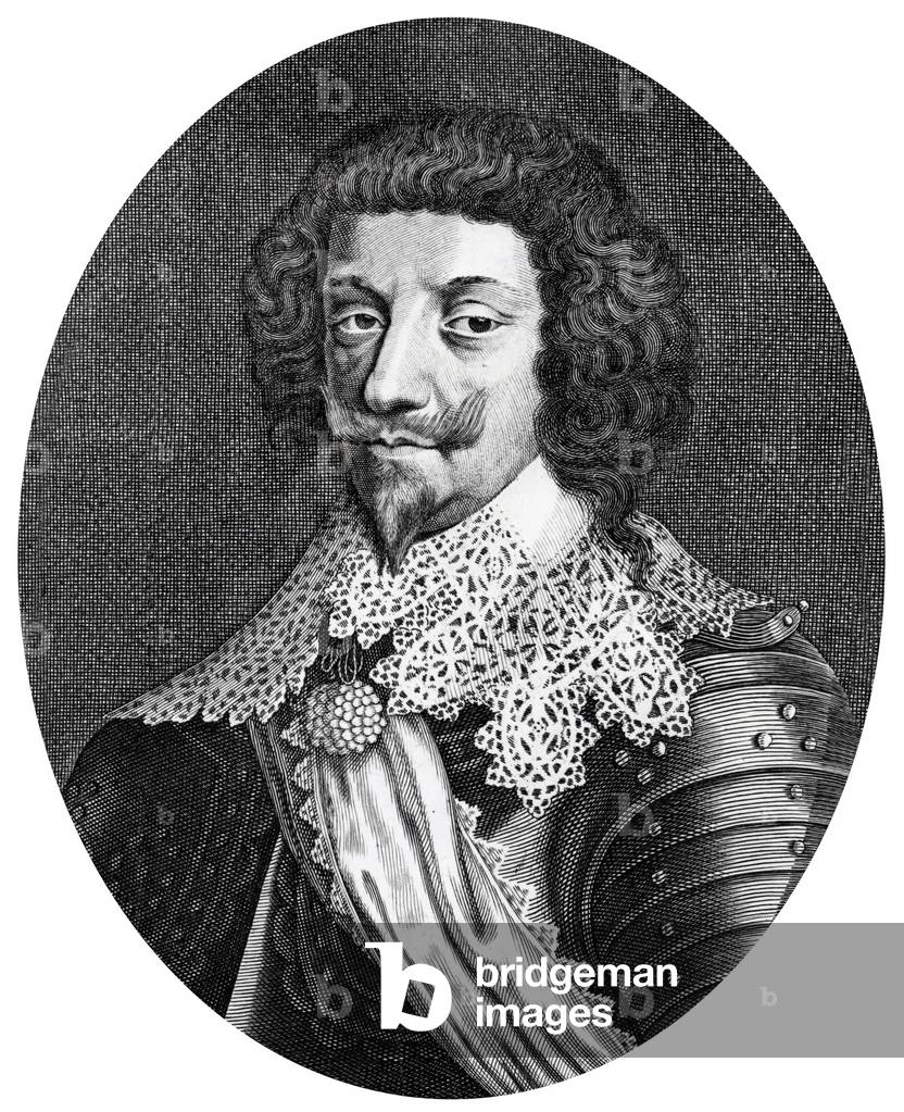 Charles II Gonzaga (1629-1665) duke of Mantua and Montferrat engraving