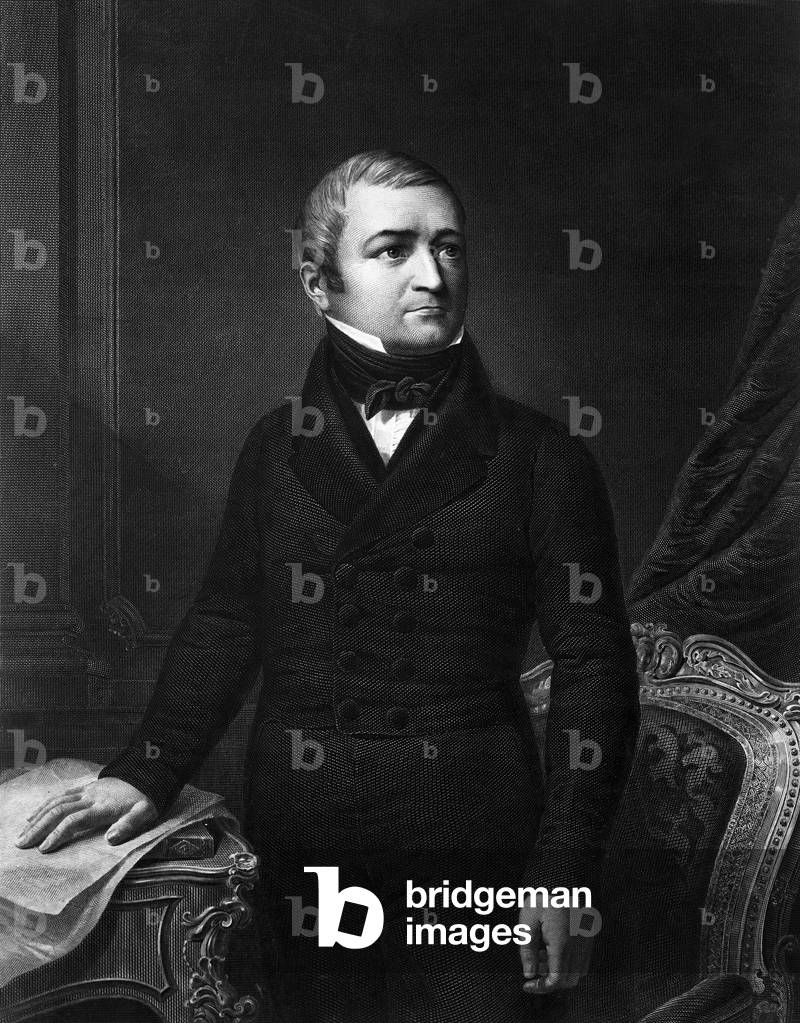 Adolphe Thiers (1797-1877) French president from 1871 to 1873, engraving