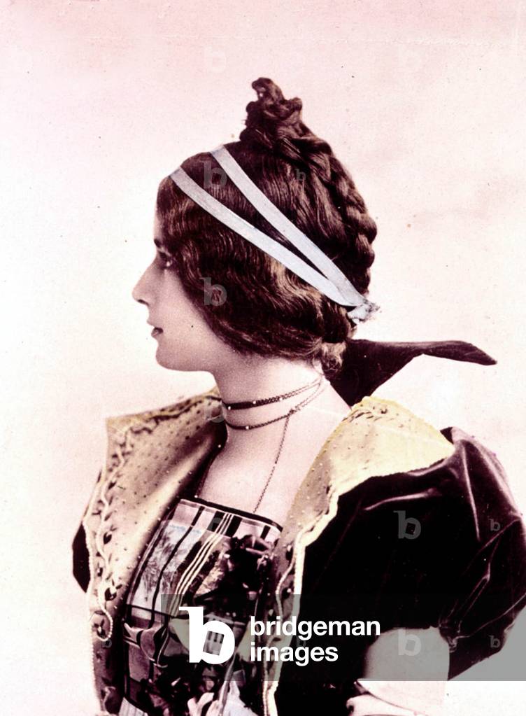 Dancer Cleopatra Diane of Merode called Cleo of Merode (1873-1966) in the 1890's