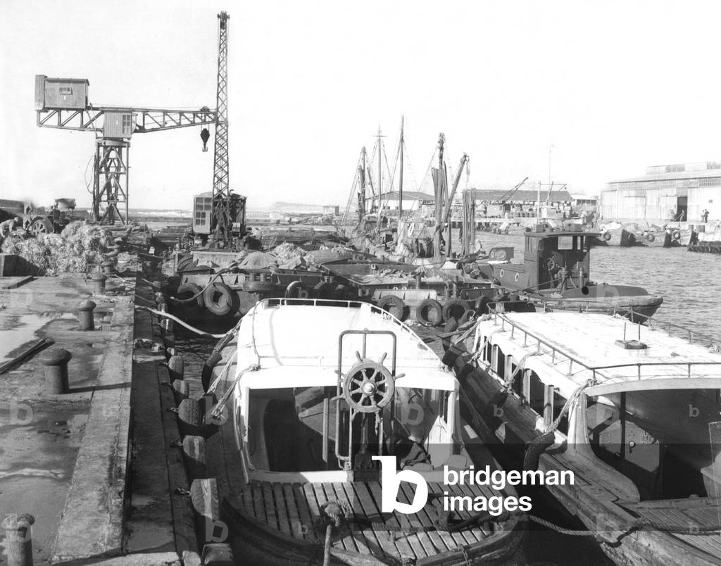 Harbour of Tel Aviv in 1947