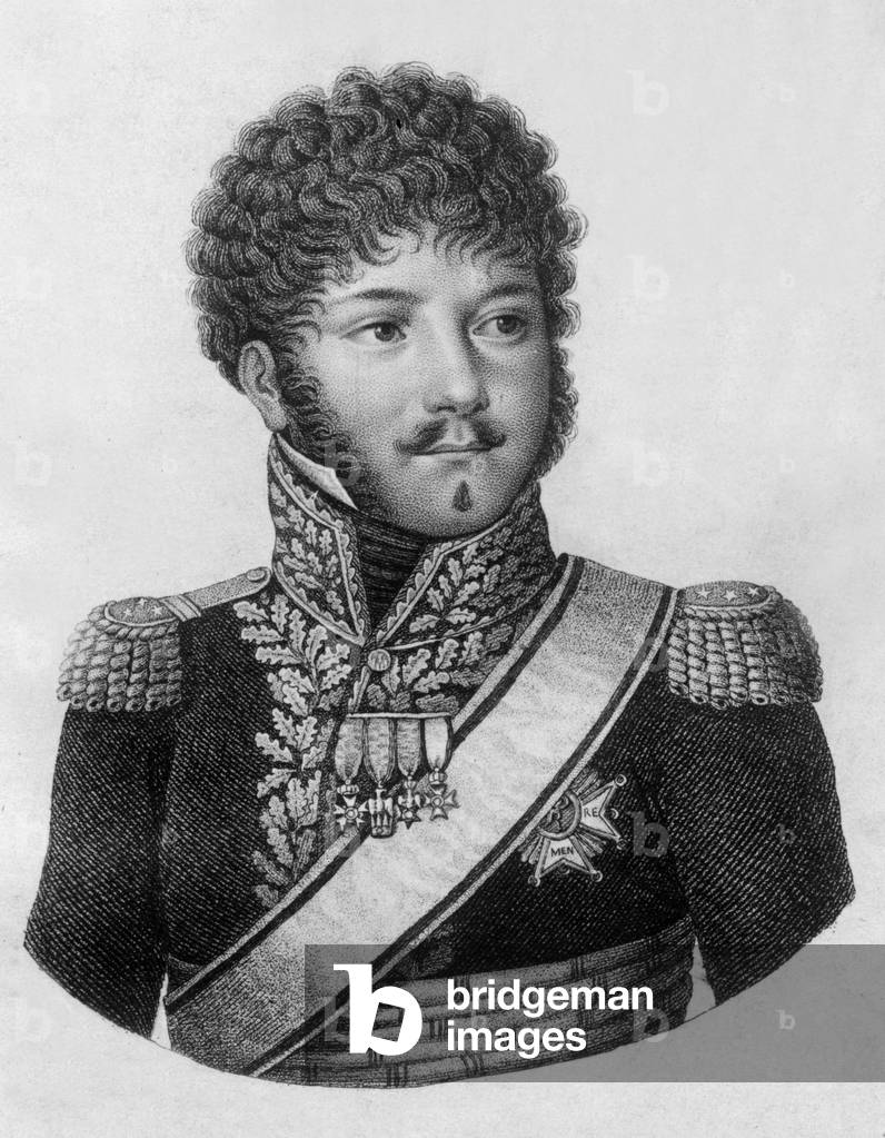 Louis Pierre de Montbrun (1770-1812) French general, engraving