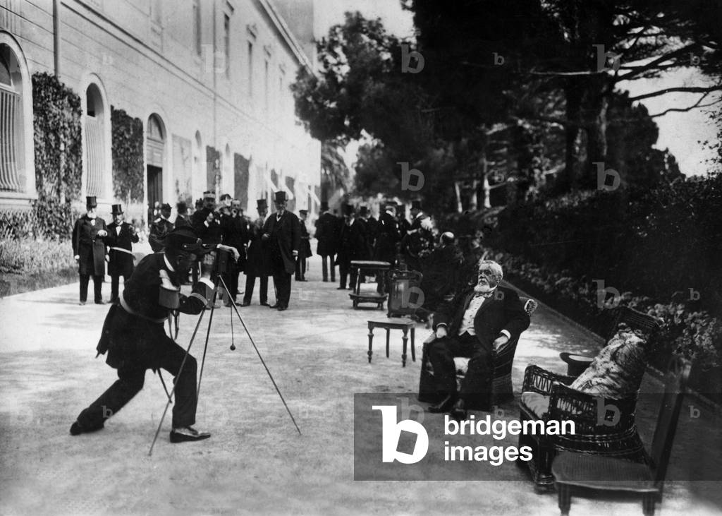 Armand Fallieres (1841-1932) here photographed as president of French senate (1899-1906), he will be later French president