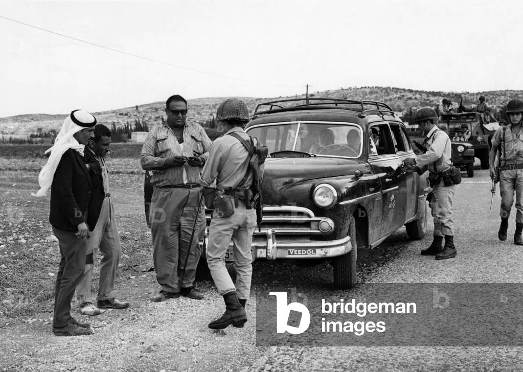 search and verification of papers by israeli army in november 1968