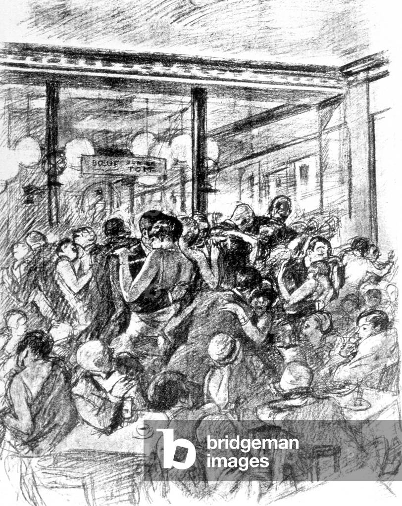 Le Boeuf sur le toit, 1926 (drawing)