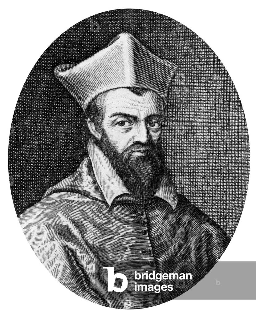 cardinal Francois de Joyeuse (1562 1615) French clergyman, archbishop of Narbonne, Toulouse and Rouen, engraving
