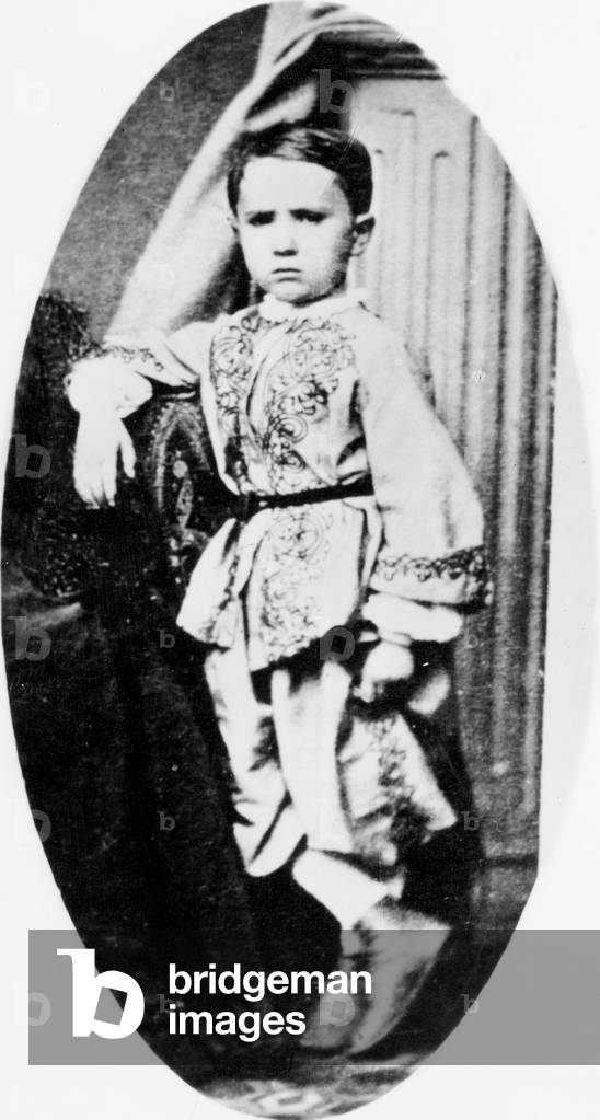 Father Foucauld (1858-1916) French soldier and missionnary, her as a child at the age of 3 years