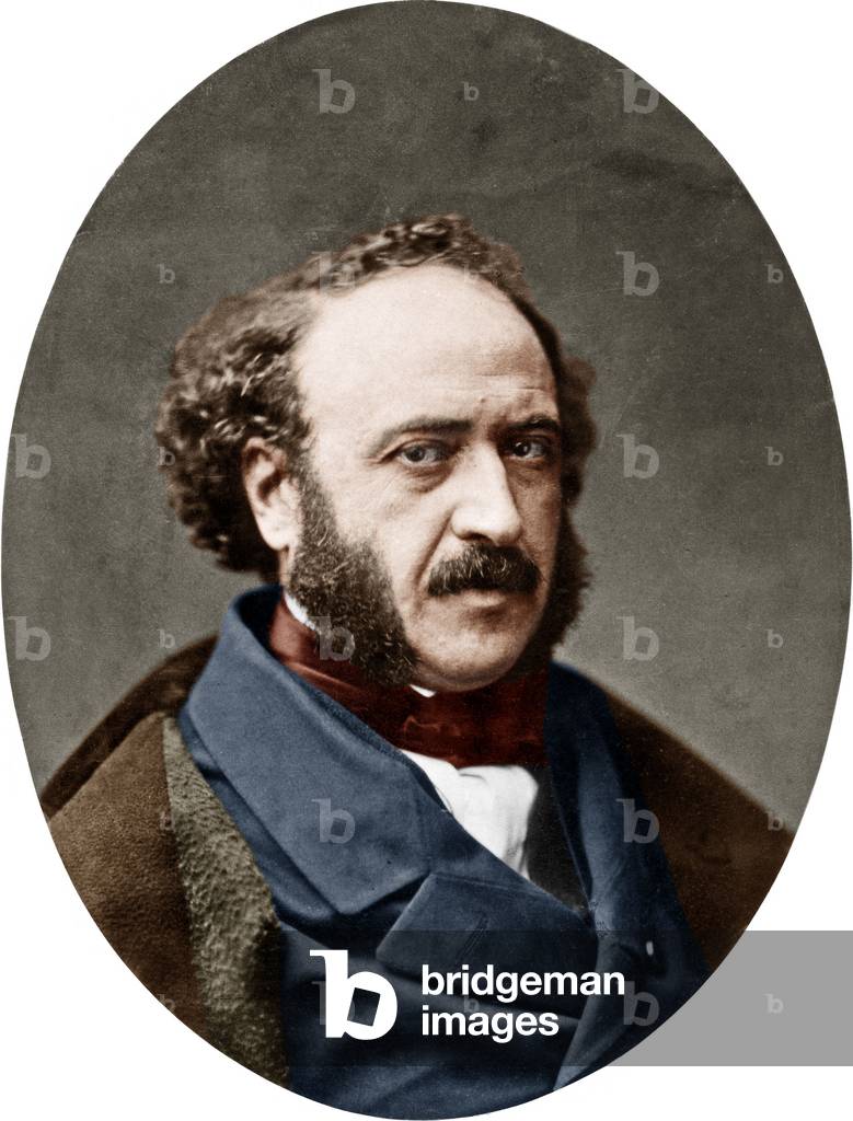 Francois-Jules Suisse aka Jules Simon (1814-1896) French politician and philosopher c. 1865 colourized document