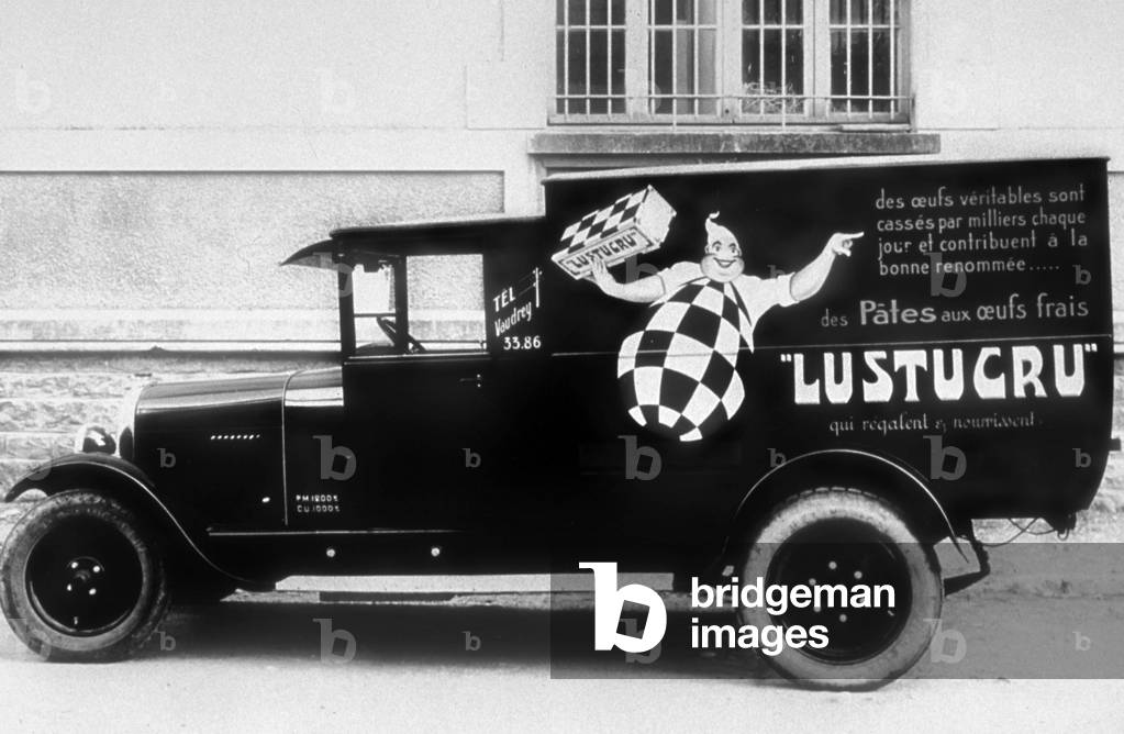promotional lorry of the food brand Lustucru (pastas), 30's