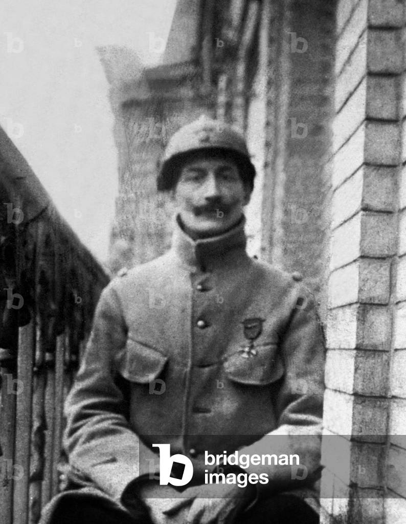 Henri Barbusse (1873-1935) French writer here soldier during the great war c. 1915