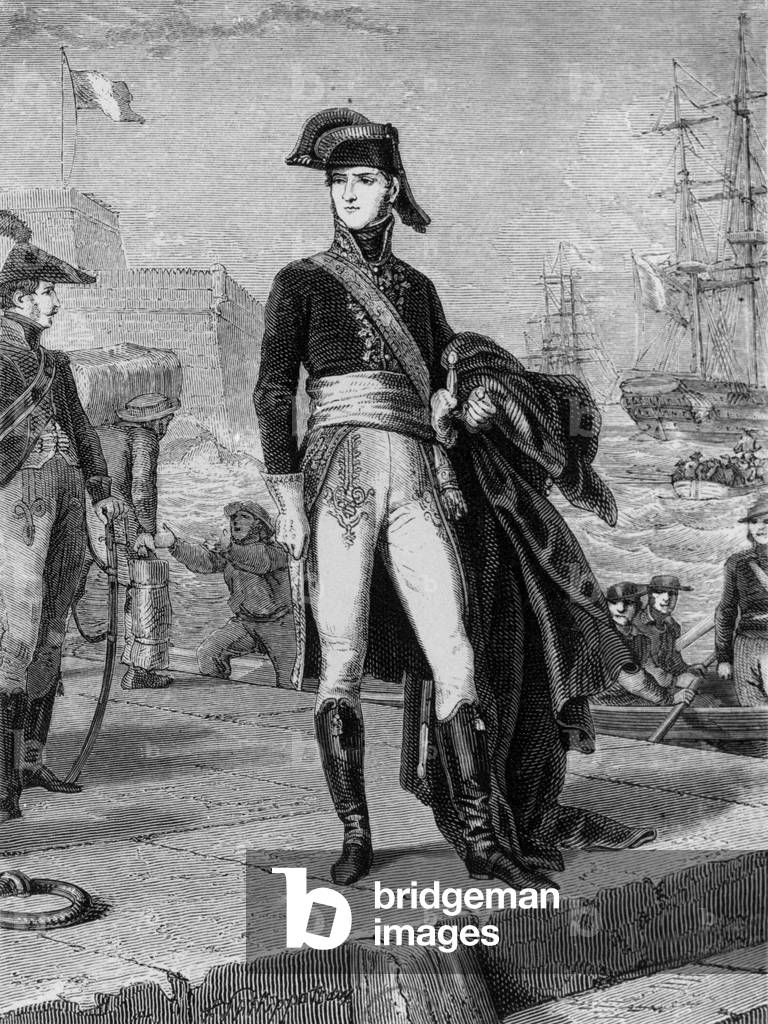 Charles Victor Emmanuel Leclerc (1772-1802) French general, Pauline Bonaparte's husband, engraving