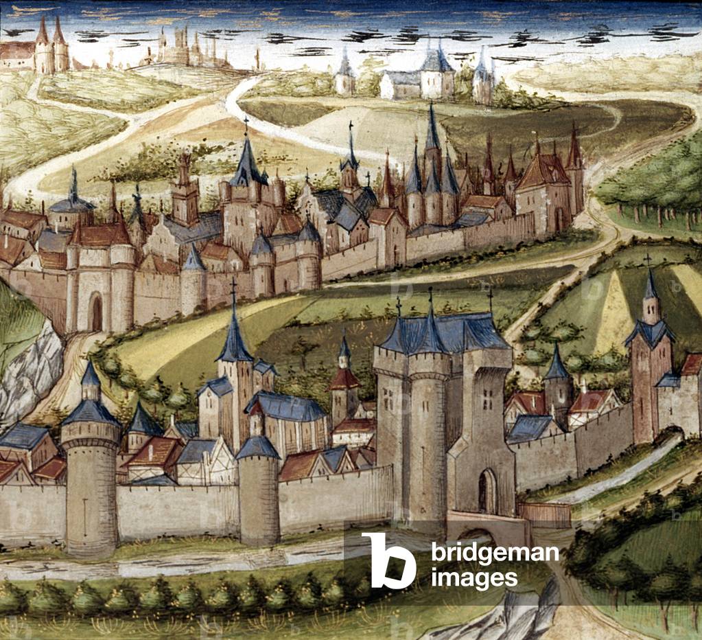 Liber de proprietatibus rerum , c.1445-1450 manuscript by english franciscan monk Barthelemy, translated by Jean Corbichon for French king CharlesV