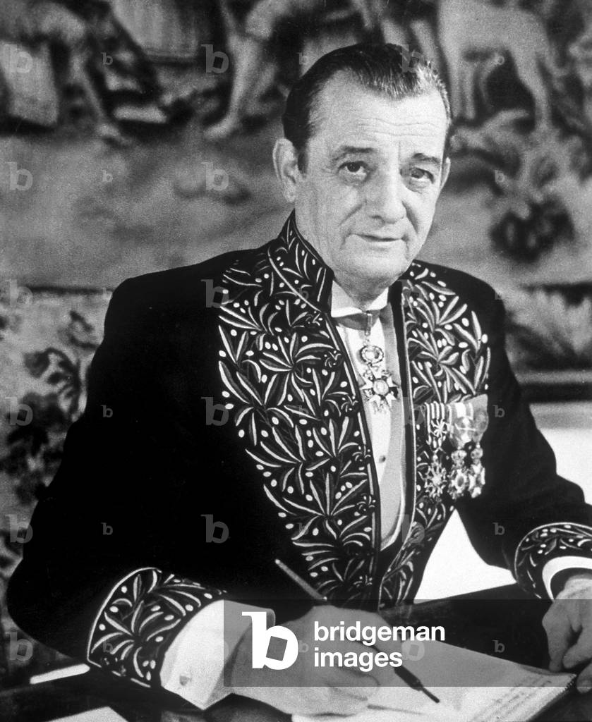 Marcel Pagnol, member of the French Academy, in the 50's (photo)