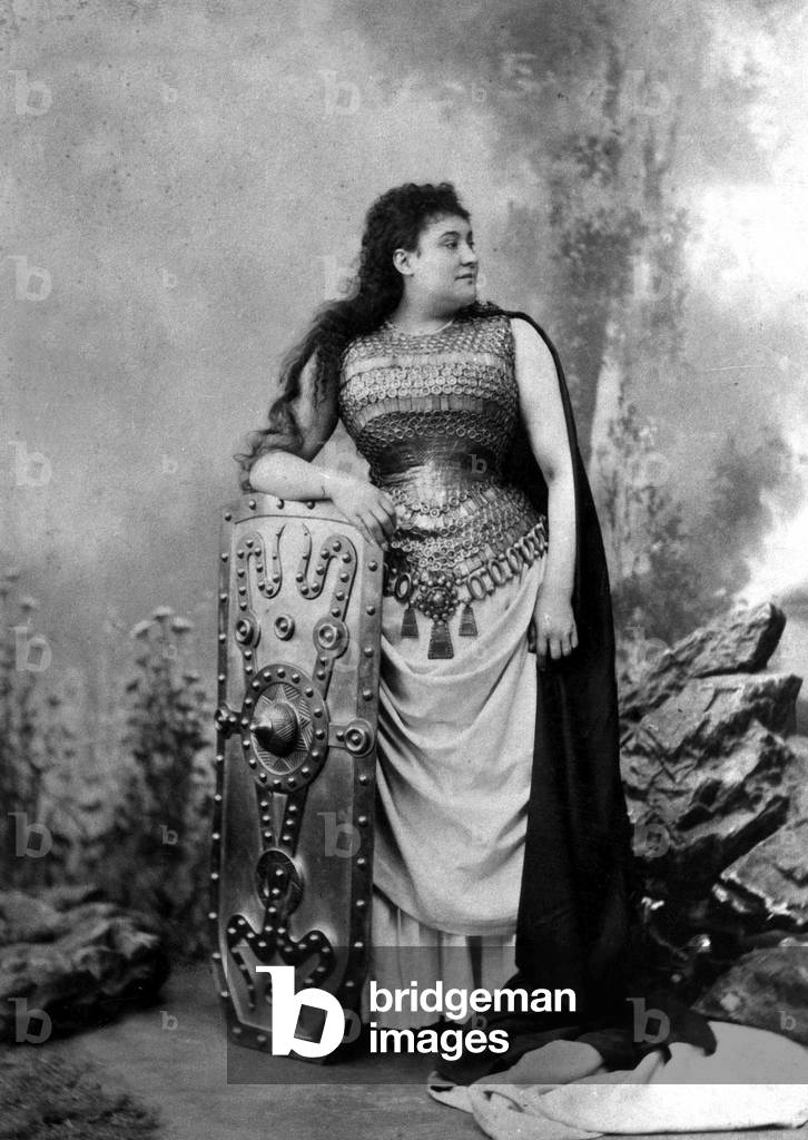 Amalie Materna as Brunnhilde in opera 