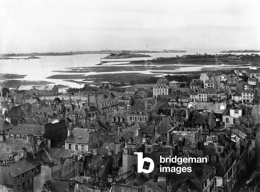 View of Lorient (Brittany, France) before bombings of 1944