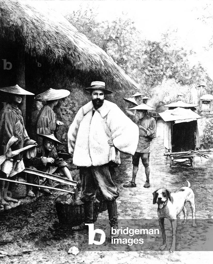 Auguste Francois the French consul general to China in Yunnan Sen in june 1900 during Boxers war ( riot rebellion which burst after the europeans encroachment on chinese territory)