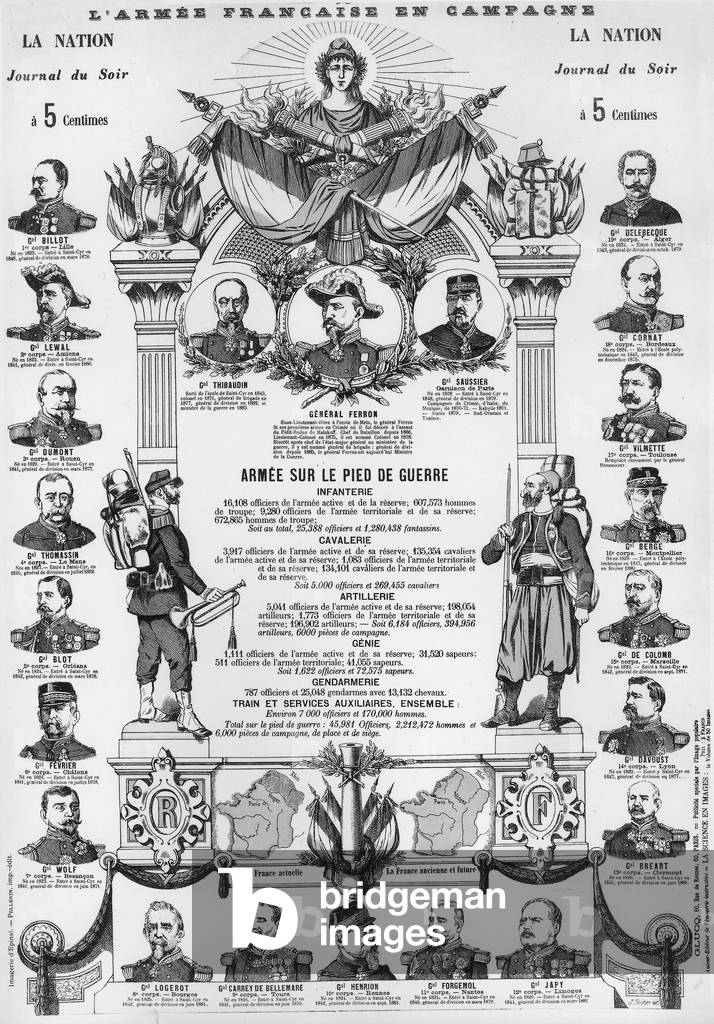 Franch army in campaign :  