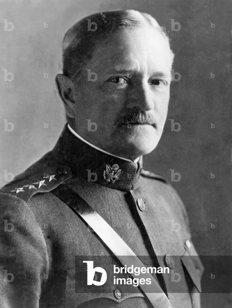 Le General John Pershing, chief-of-staff of the american army from 1921 to 1924 with the 4 stars rank of General of the Armies, photo NARA