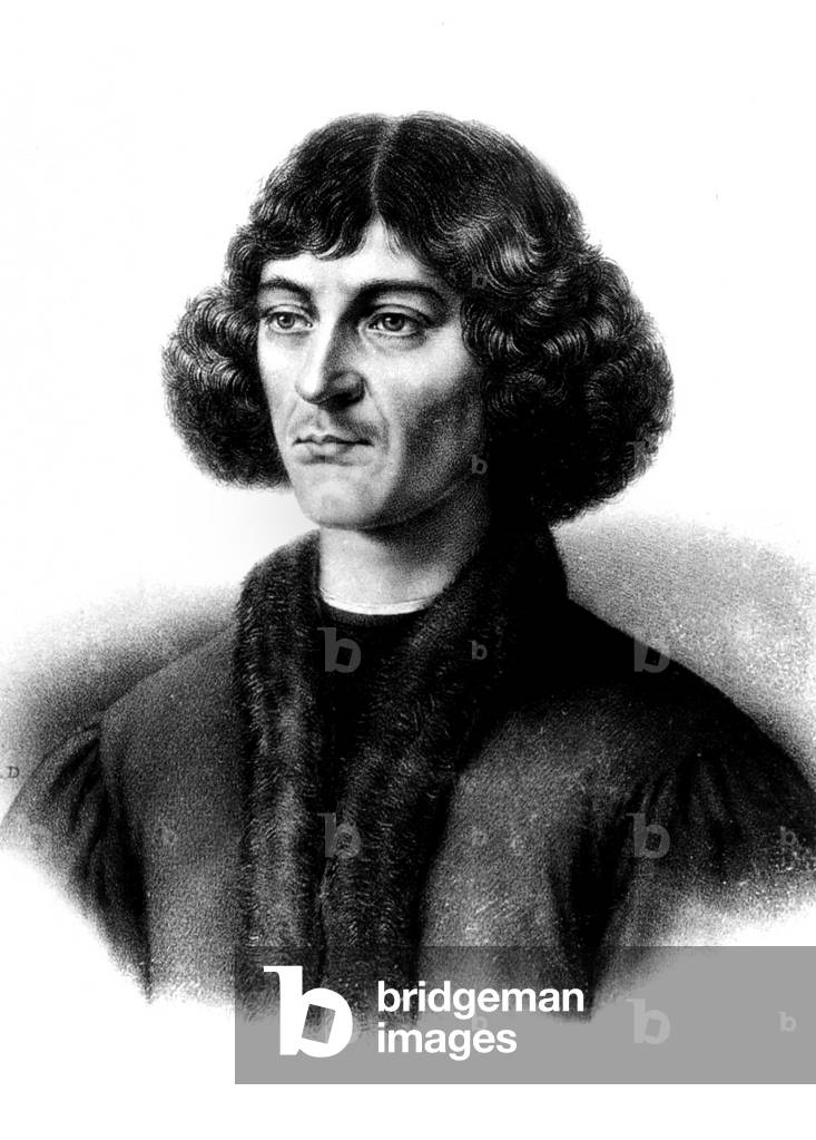Copernicus (1473-1543) polish astronomer, engraving