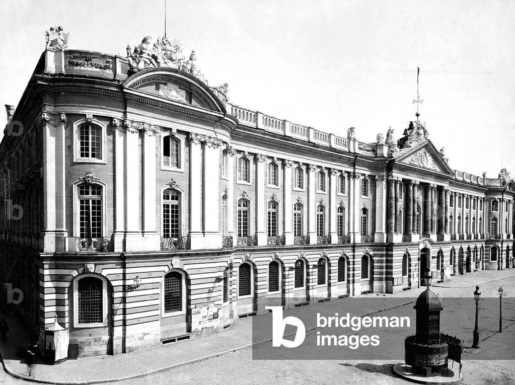 The Capitole in Toulouse (France, town hall) c. 1900