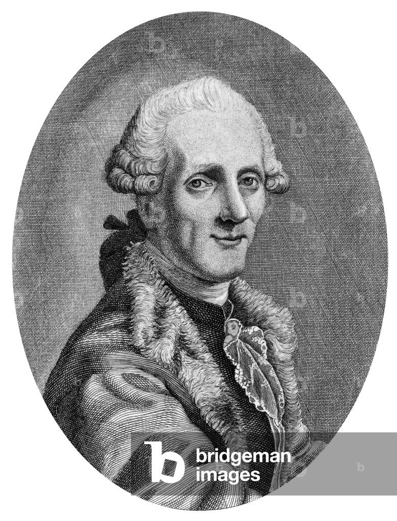 Nicolo Piccini (1728-1800) italian composer, engraving