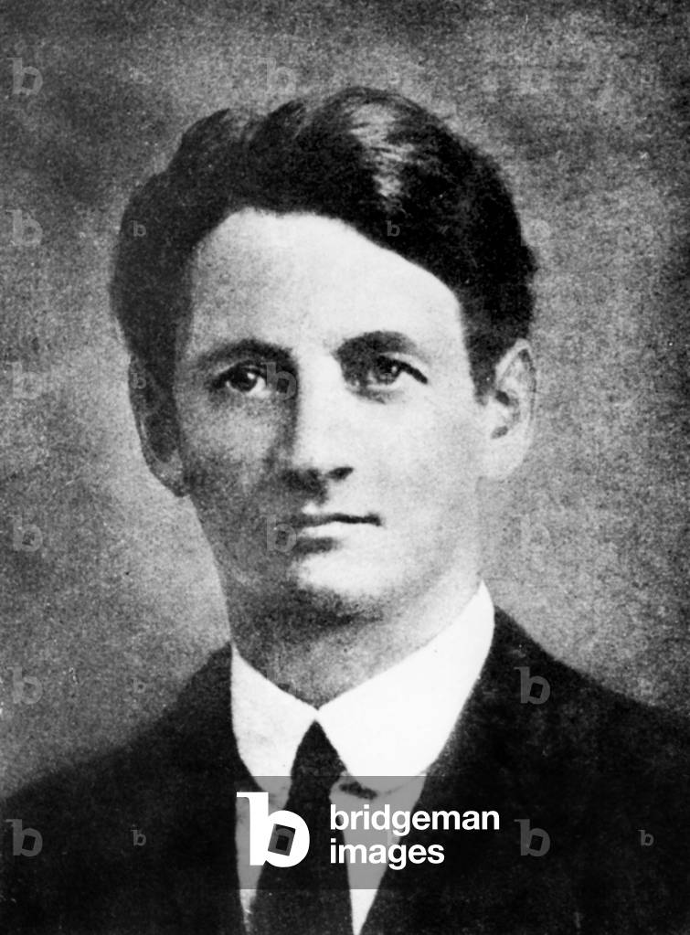 Terence McSwiney (1879-1920) lord mayor of Cork, Ireland, illustration of september 04, 1920