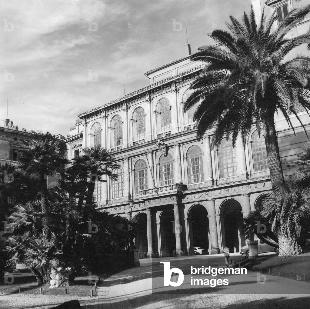 Front of Barberini palace in Rome built by Maderno Borromini and Le Bernin in 1625-1639