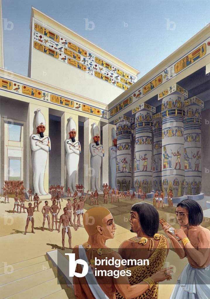 Workers'stike at Deir El Medina, Egypt