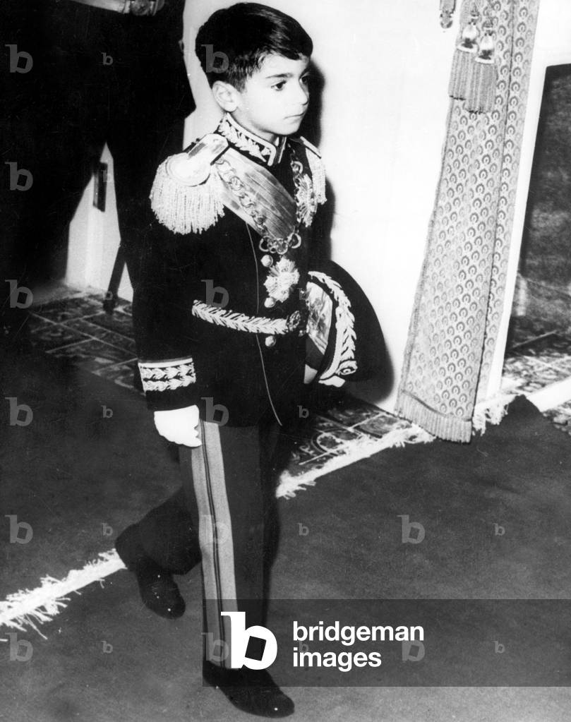 Hair prince Reza Cyrus Pahlavi II (eldest son of MohamedRezaPahlavi and FarahDiba) here as a child c. 1967