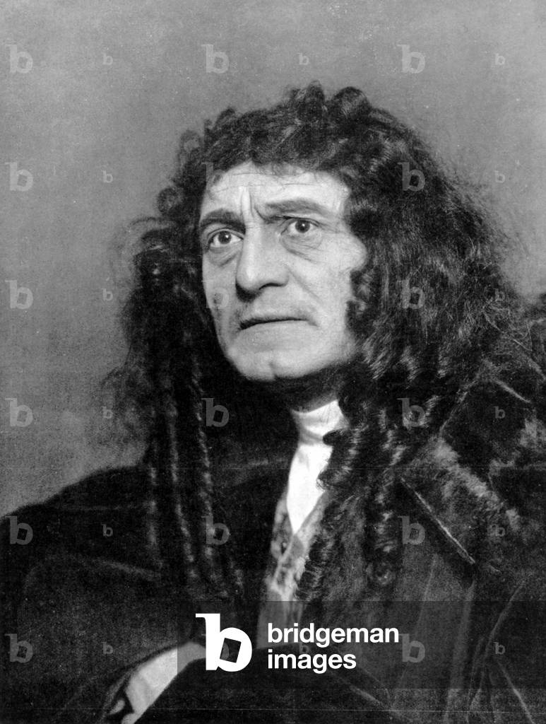 Firmin Gemier (1869-1933), French actor, stage director and theatre manager, one of the major promoters of popular theater in France, here as Moliere c.late 20's