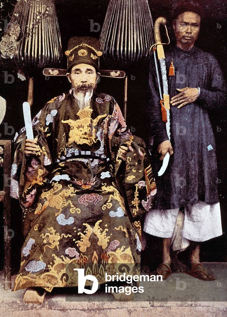The Kinh Luoc vice-king and administrator of the Tonkin province in Vietnam around 1880-1897