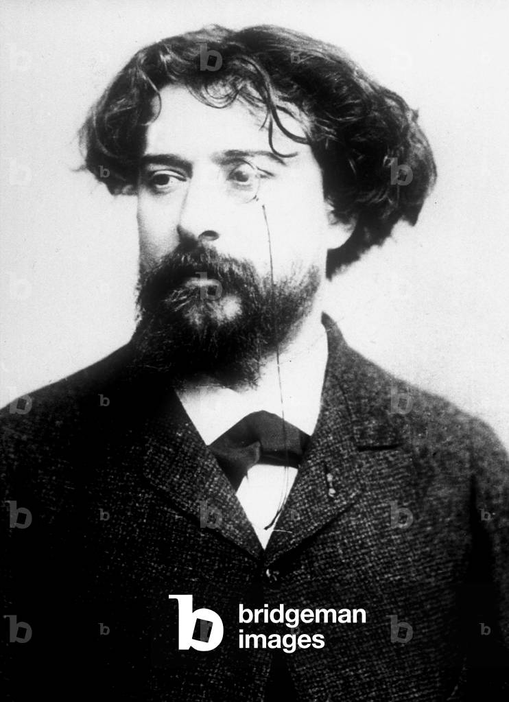 Alphonse Daudet (1840-1897) French novelist here in 1885