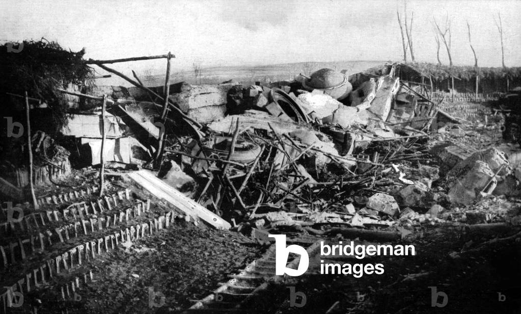 Przemysl in Poland a few day after the surrender of the fortress, on march 22, 1915 just 10 weeks before its recapture by the Germans during which brief interval the Russians had all their energies occupied elsewhere