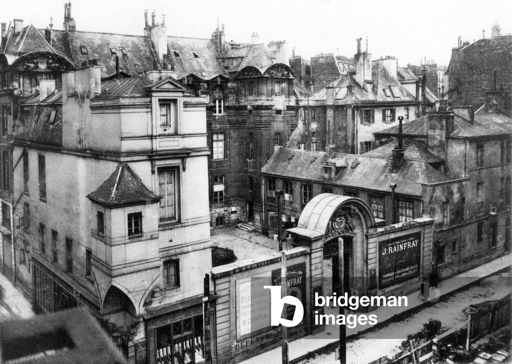 the Lamoignon townhouse in Paris, in 1909