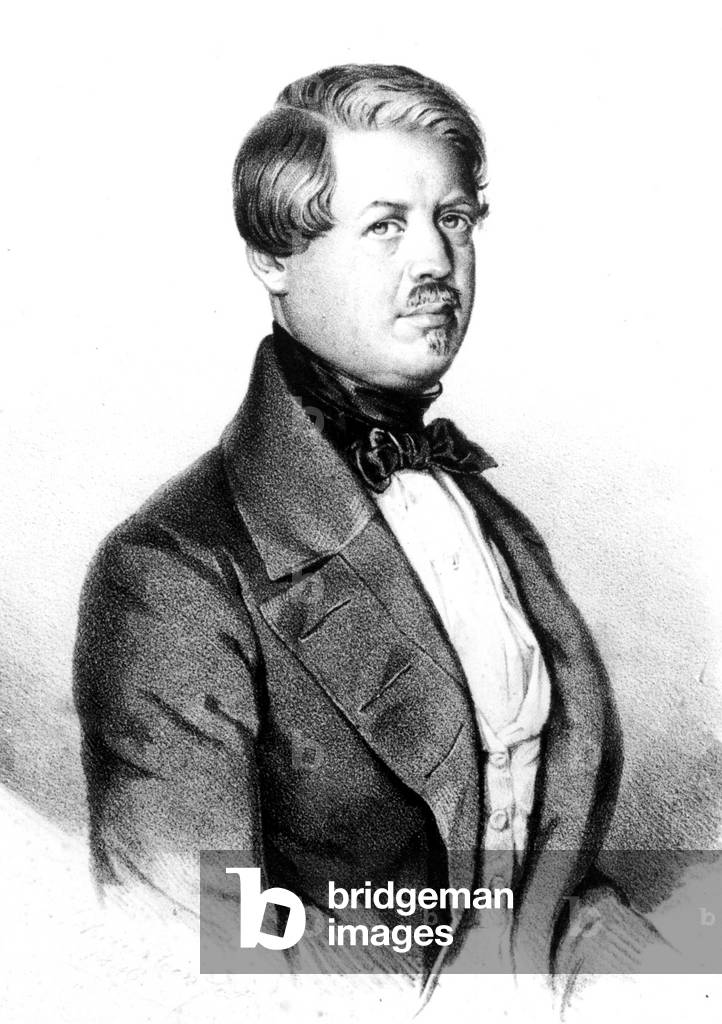 baron ofde Varicourt prussian officer here in 1846, engraving