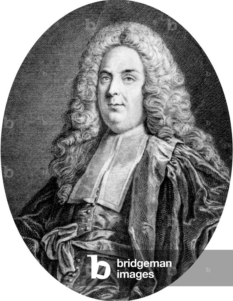 Michel Etienne Turgot (1690-1751) provost , administrative manager of Paris under the reign of LouisXV 1715-1774, engraving