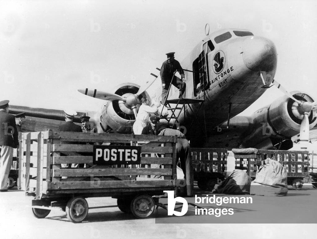 airmail plane Bloch 220 Saintonge (F-AOHF) of Air France in 1936