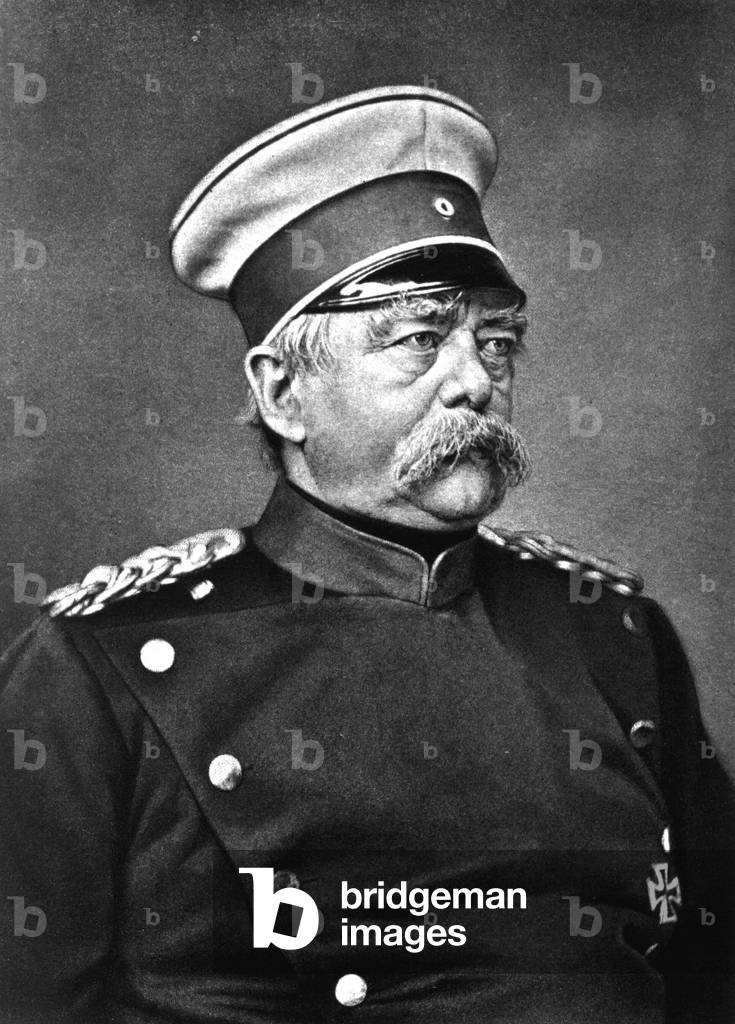 Otto von Bismarck (1815-1898) former german prime minister and chancellor, here c. 1889