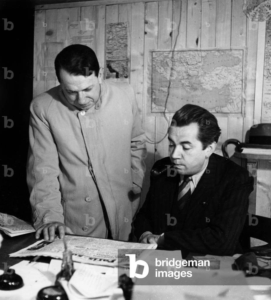 French writer Francis Carco in Lyon, 1943