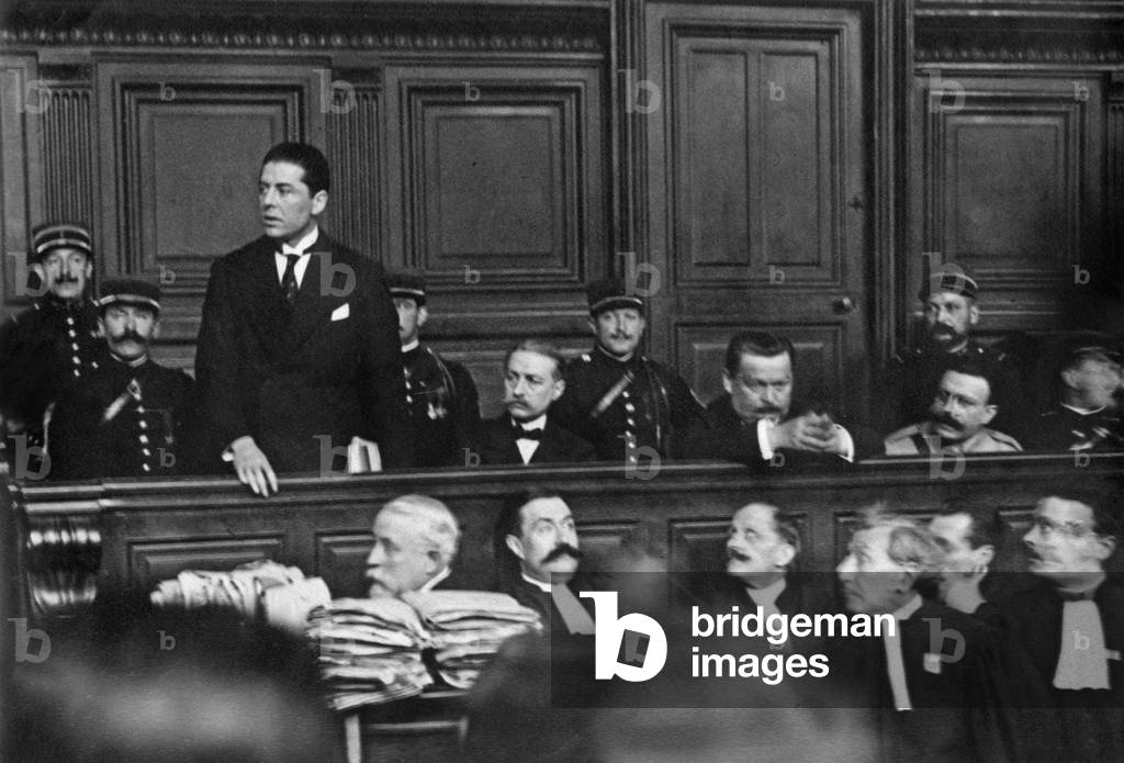 Trial of Charles Humbert l-r Lenoir Desouches Humbert and Ladoux : Humbert affair : the all affair began in 1882 Frederic Humbert French deputy and businessman and his wife Therese were condemned in 1903 for forgery use of false documents and swindle on an imaginary inheritance from the Crawford -one branch of Therese's family justice