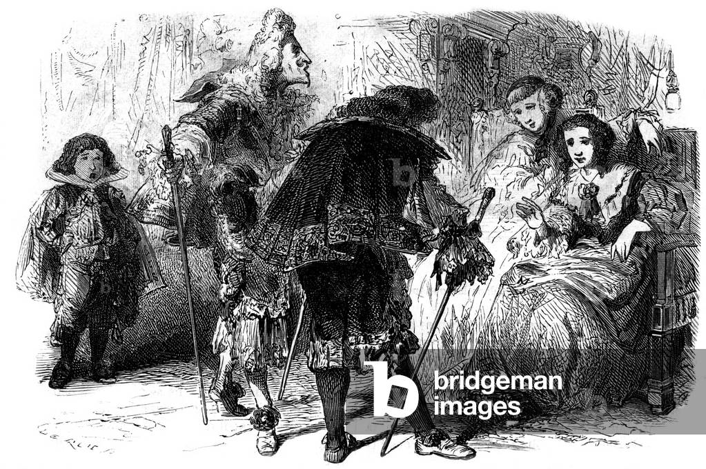 Illustration of play Les precieuses ridicules 