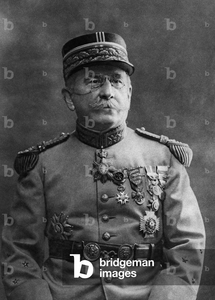 General Mazillier of the 1st Colonial Armee Corps in 1918