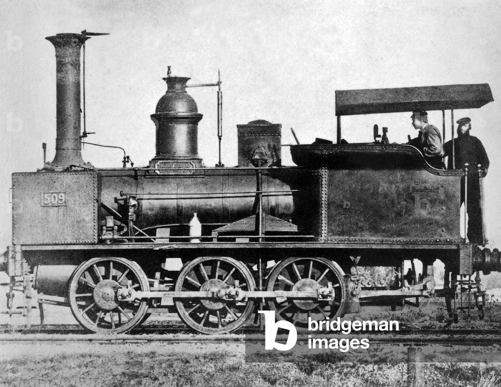 steam engine of the French Northern railway c.1866
