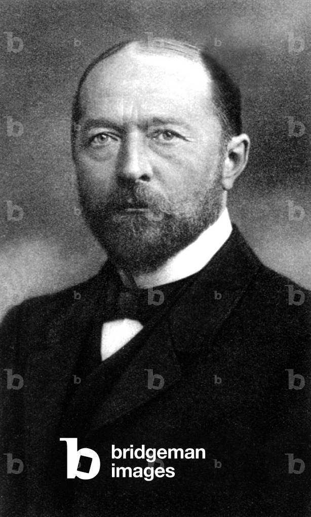 Emil Adolf von Behring (1854-1917) famous german scholar and inventor of the diphteria serum, Nobel prize in1901, here c. 1917