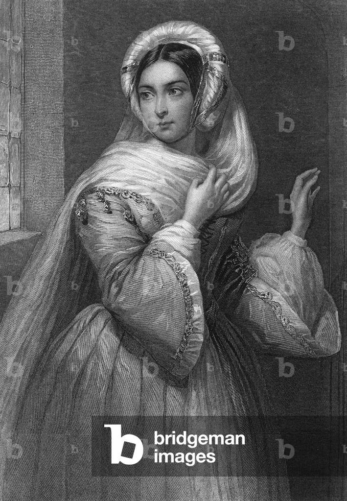 Marie Cornelie Falcon (1812-1897) French opera singer as Rachel in opera 