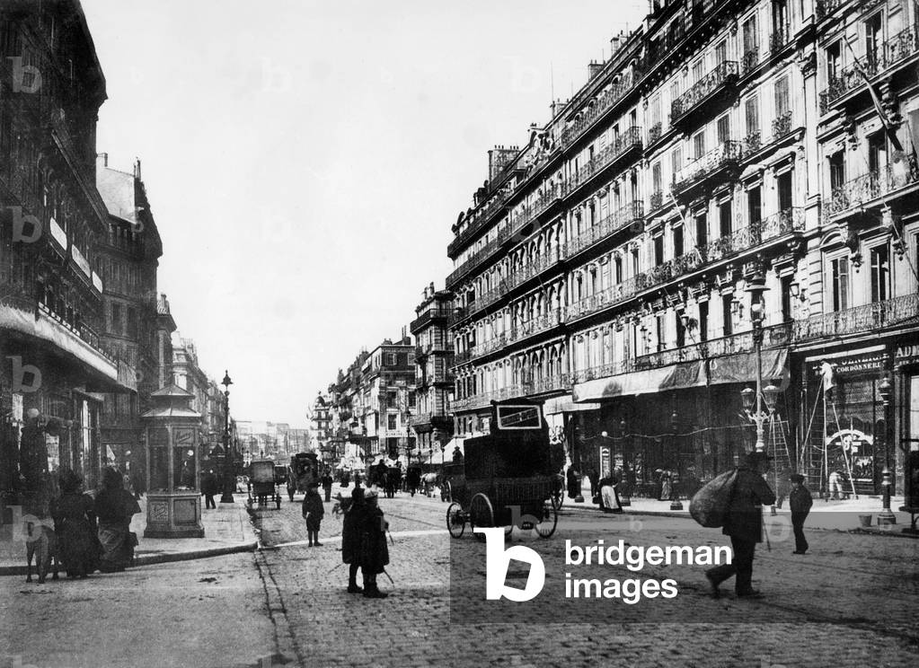 The Canebiere in Marseille, France, c 1900